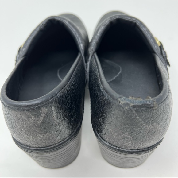 Lands’ End Clogs Women's 8 Gray Waterproof Snakeskin Pattern Camden Slip On Shoe - Picture 7 of 9